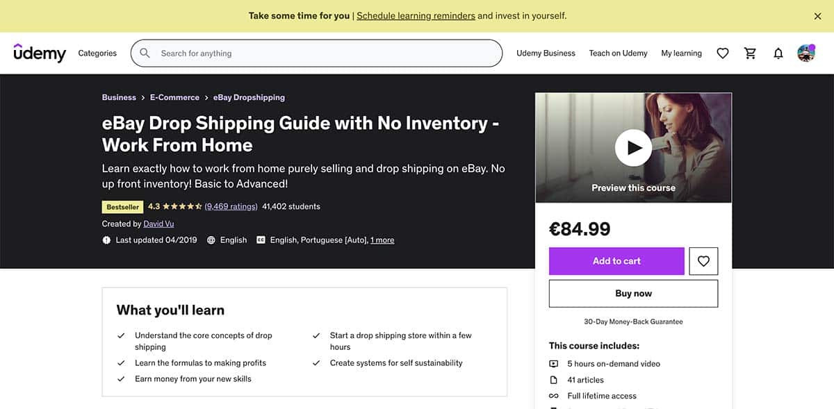 eBay Drop Shipping Guide with No Inventory - Work From Home norway